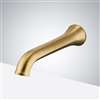 Fontana Commercial Brushed Gold Wall Mount Touchless Commercial Automatic Sensor Faucet